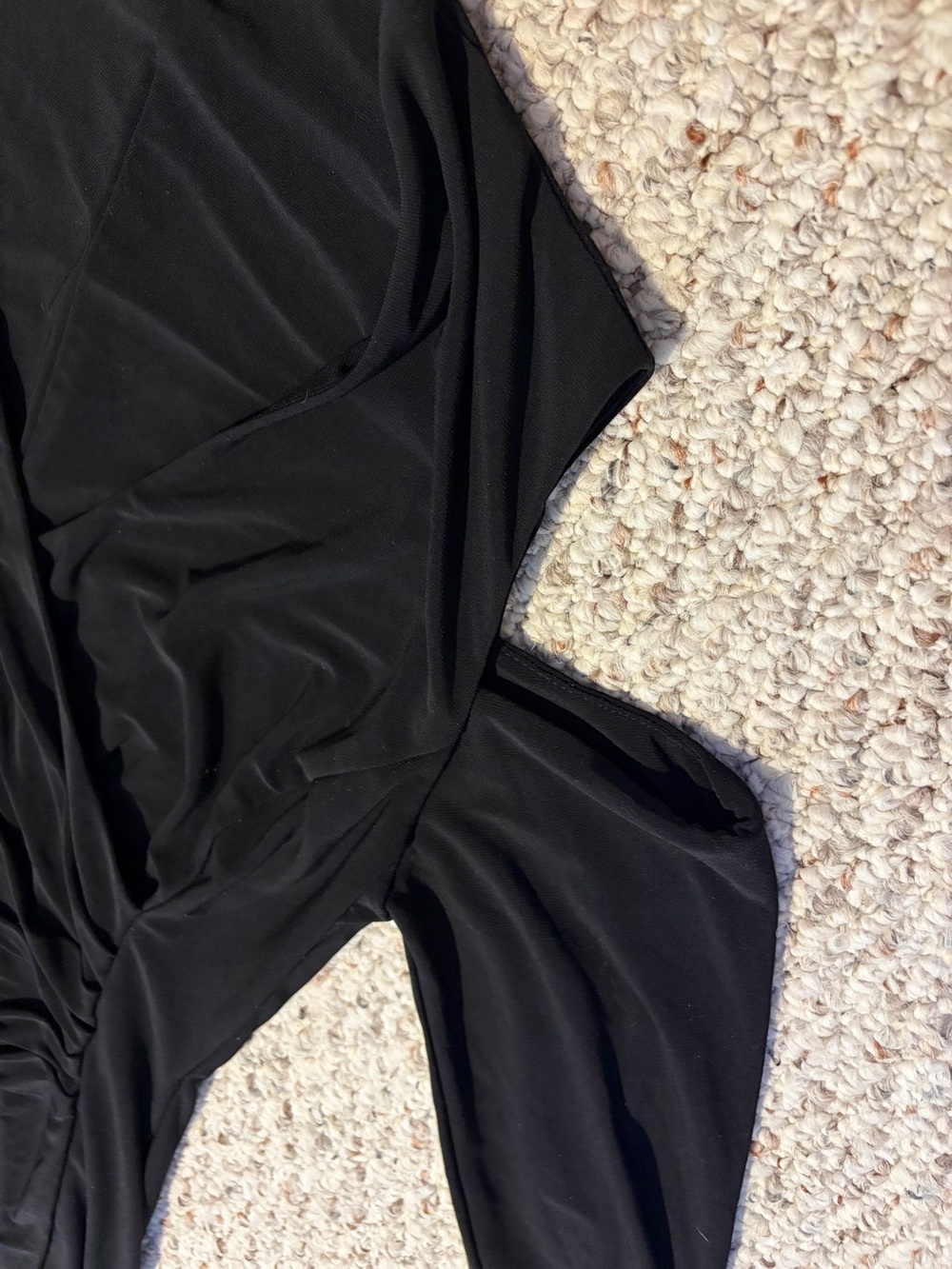Ralph Lauren Black Dress with Green Label - Picture 2 of 4